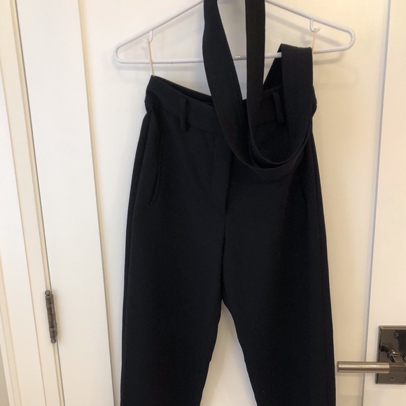 Aritzia Wilfred Black High Rise Pants with Belt - Picture 3 of 5